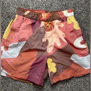URBAN OUTFITTERS Men's Printed Swim Shorts Swim Trunks Size small